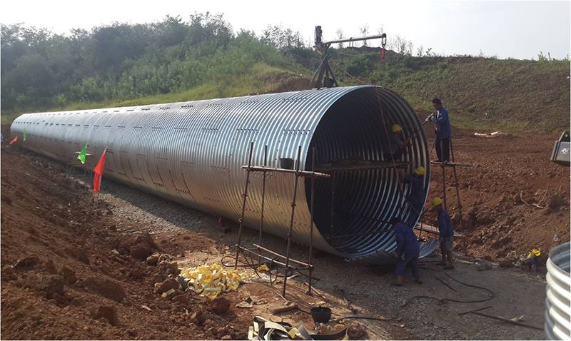 Bridge Culvert Steel Corrugated Culvert